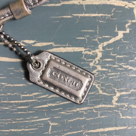 Purple and Silver Coach Wristlet - Picture 3 of 3